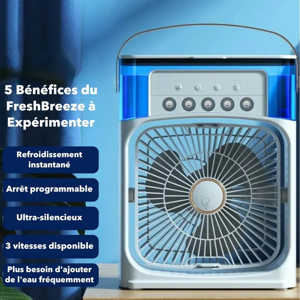 Adieu la chaleur : Rafraîchissez-vous partout avec ce mini-climatiseur portable !